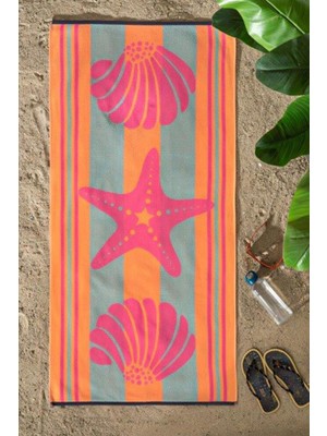 Özdilek Pink Shell Plaj Havlusu