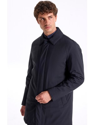 Fabrika Lacivert Erkek Trençkot F5WM-TRC 2905