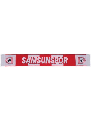 Samunspor Yazılı Çubuklu Atkı