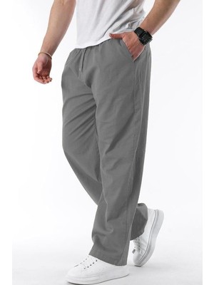 Madmext Füme Bol Paça Beli Bağlamalı Erkek Pantolon E7403