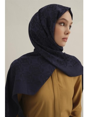 Armine Lyocell Naia Kare Monogram Şal 6 02