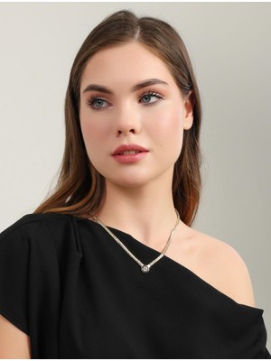 Sembol Gold Gurmet Çağla Kolye 14 Ayar Altın 50+3 cm