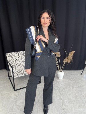 Luz Çizgili Takım Elbise