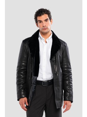 Tamer Tanca Erkek Hakiki Deri Siyah Jumbo Deri Mont 1000 2009 Erk Derımont SK24/25 Sıyah Jumbo