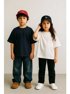 RG Brand Kız / Erkek Çocuk %100 Pamuk Basic Tişört_RG1583