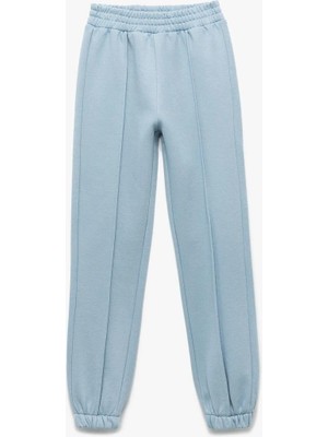 Koton Kız Çocuk Beli Lastikli Şardonlu Basic Jogger Eşofman Altı