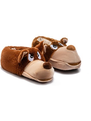 Twigy Spike Erkek Hayvanlı Panduf Kahverengi 41/46