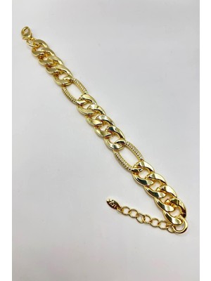 Nish&Chic Zincir Bileklik Taşlı