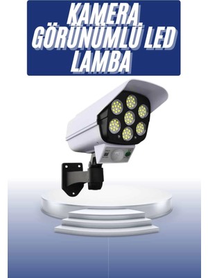 Aylina Bfs Solar Bahçe Lambası Uzaktan Kumandalı Kamera Görünümlü Hareket Sensörlü