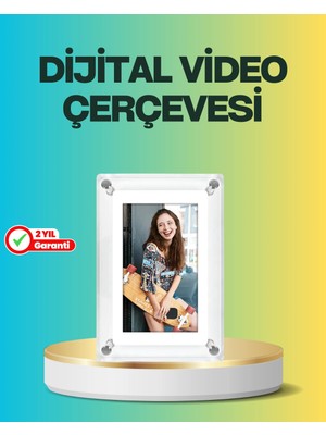 Aylina Bfs Hediyelik Dijital Çerçeve – 7 Inç IPS Ekranlı, 4gb Hafızalı, Hoparlörlü