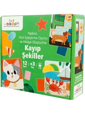 Moritoys AÇEV- Kayıp Şekiller - Çocuklar Detayları Keşfederek Hayal Gücünü Geliştirsin!