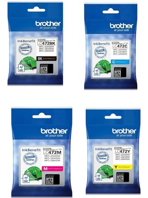 Brother Lc 472 Standart  Serisi 4 Lü Kartuş