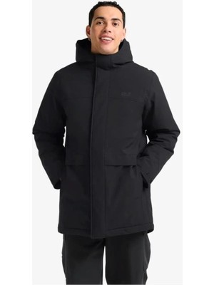 Jack Wolfskin Cold Camp Coat M A65022-OUT Ceket Black Erkek Mont