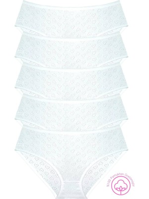 New Lilla 1506 Kalpli %100 Pamuklu 5\'li Kadın Bato Külot Paketi