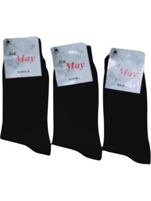 MiraLive Ucuz Erkek Çorabı Siyah 12 Adet