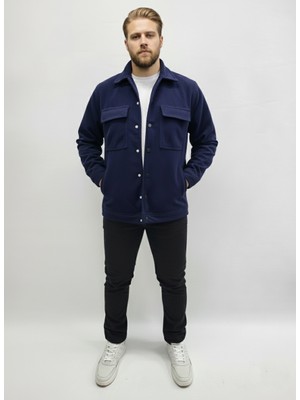 YXC Trend Maker Erkek Mevsimlik Spor Kesim Mont Çıtçıtlı Ceket Polar Erkek Gömlek