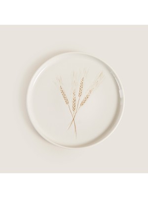 Chakra Spiga Pasta Tabağı 20 cm Natural