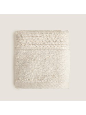 Chakra Carlına Havlu 30X50 cm Natural