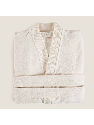 Chakra Merta Kadın Bornoz Natural