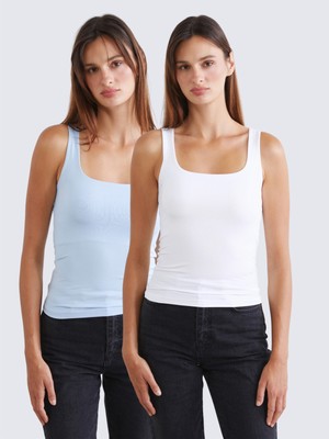 Soulife Kare Yaka Kadın Atlet 2'li