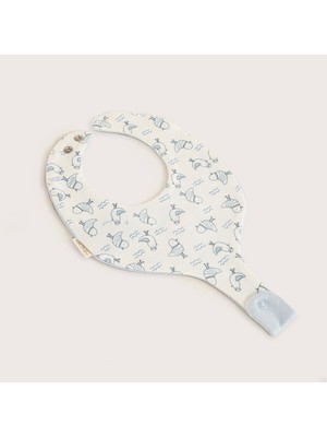 Chakra Sea Sıde Emzik Tutucu Önlük Ekru/mavi