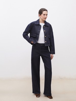 Soulife Wideleg Kadın Jean Pantolon