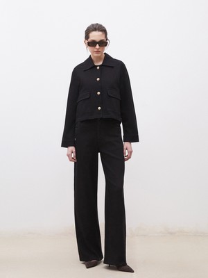 Soulife Wideleg Kadın Jean Pantolon