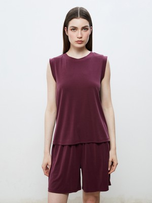 Soulife Bisiklet Yaka Modal Karışımlı Kadın Atlet