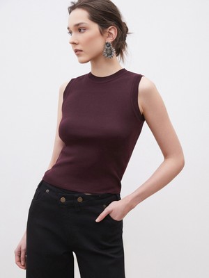 Soulife Dik Yaka Kadın Triko Kazak