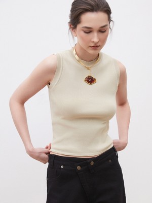 Soulife Dik Yaka Kadın Triko Kazak