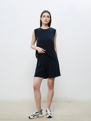 Soulife Beli Lastikli Modal Karışımlı Kadın Şort