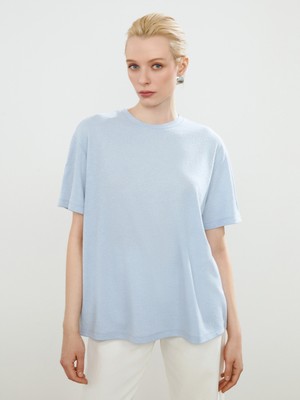 Soulife Bisiklet Yaka Kadın Tişört