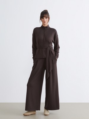 Soulife Loose Fit Geniş Paça Kadın Pantolon