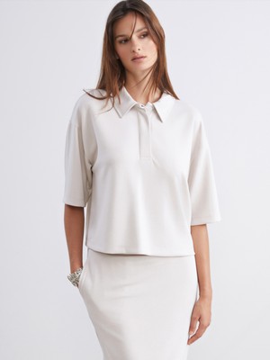 Soulife Polo Yaka Kadın Tişört