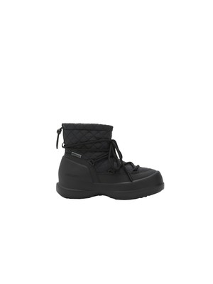 Moon Boot Kadın Bot Mezzaluna Quilted Mid Wp Siyah Dış Materyal Rahat Yürüyüş İçin Tasarlandı