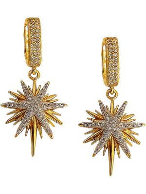 New Obsessions Sirius Yıldızı Sallantılı Küpe