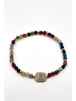 Nish&Chic Baget Kristal Taşlı Bileklik