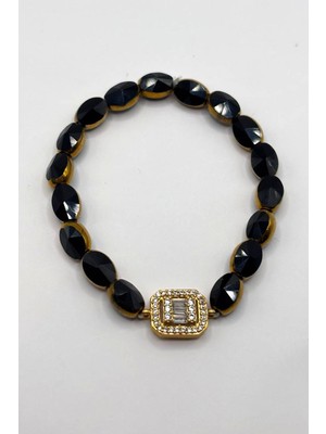 Nish&Chic Baget Badem Taşlı Bileklik