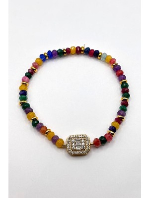 Nish&Chic Baget Kristal Taşlı Bileklik