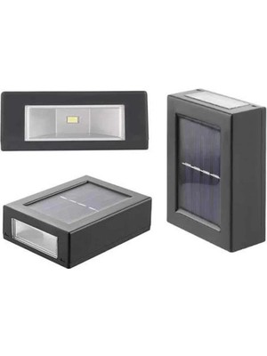 Aylina Bfs Dekoratif Duvar Lambası Solar Güneş Enerjili Bahçe Aydınlatması