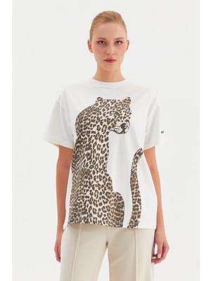 Nish&Chic Kaplan Desenli Tişört