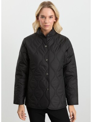 Selen Siyah Kadın Mont 25KSL6154