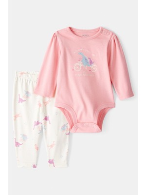 Carter's Kız Bebek Body Pantolon