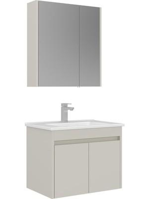 Orka Arno 65 cm Kapaklı Banyo Dolabı Takımı