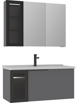 Orka Banyo Pure 100 cm Banyo Dolabı Takımı