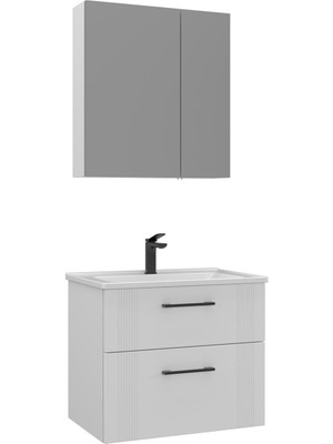 Orka Banyo Bari 65 cm Banyo Dolabı Takımı