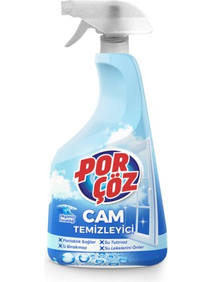 Porçöz Cam Temizleyici Sprey 500 ml 4 Adet