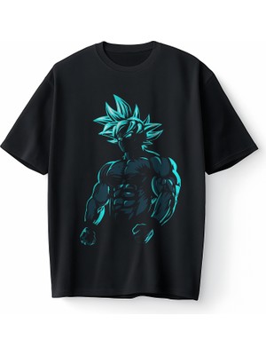 Bumeta Beast Goku Anime Güçlü Strong Body Building Oversize Unisex Tişört T-Shirt