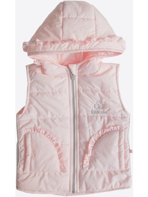 Kitikate Velvet Yelek Pembe
