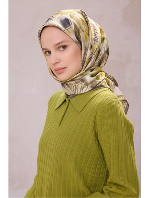 Belli % 100 Twill Ipek Eşarp 4216D 83